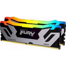KINGSTON FURY Renegade RGB CUDIMM DDR5 8400MHz 48GB Kit 2x24GB Black/Silver (KF584CU40RSAK2-48)