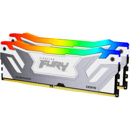 KINGSTON FURY Renegade RGB CUDIMM DDR5 8800MHz 48GB Kit 2x24GB White/Silver (KF588CU42RWAK2-48)