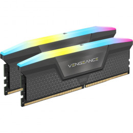 CORSAIR Vengeance RGB DDR5 6000MHz 96GB Kit 2x48GB Cool Gray (CMH96GX5M2E6000Z36)