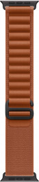 Apple for Apple Watch 49mm - Alpine Loop Black Titanium Finish Terra Cotta - Medium (MG9E4)