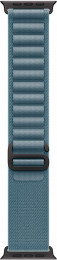 Apple for Apple Watch 49mm - Alpine Loop Black Titanium Finish Light Blue - Large (MG9M4)