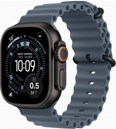 Apple Watch Ultra 3 GPS + Cellular 49mm Black Tit. Case w. Anchor Blue O. Band (MF254+MGCJ4)