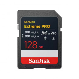 SanDisk 128 GB SDXC UHS-II U3 ​​V90 Class 10 Extreme Pro (SDSDXDM-128G-GN4IN)