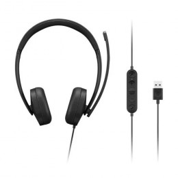 Lenovo USB-A Wired Stereo Headset Gen 2 Black (4XD1P83425)
