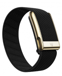 Ремінець WHOOP MG Life SuperKnit Luxe Band Obsidian with Gold