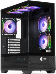 QUBE Fort ARGB Black with window (FORT_GBNU3)