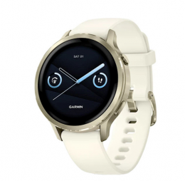 Garmin Venu 4 41 mm Lunar Gold with Bone Silicone Band (010-03013-00)  EU