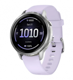 Garmin Venu 4 41 mm Silver with Periwinkle Silicone Band (010-03013-01) EU
