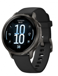 Garmin Venu 4 41 mm Slate with Black Silicone Band (010-03013-02) EU