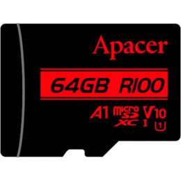 Apacer 64GB microSD class 10 UHS-I V10 A1 (AP64GMCSX10UB)