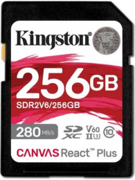 Kingston Canvas React Plus U3 V60 SDXC 256Gb (SDR2V6/256GB)
