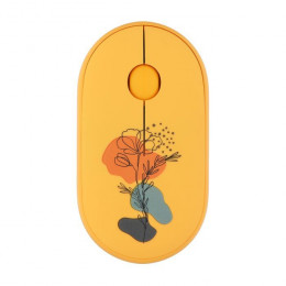 2E MF300 FLORAPOPPY Silent Silent Wireless/Bluetooth Yellow (2E-MF300WFLORAYW)