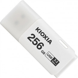 KIOXIA TransMemory Hayabusa U301 256GB USB 3.2 Gen 1 White (LU301W256GG4)