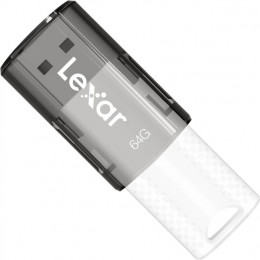 Lexar JumpDrive S60 64GB USB 2.0 Flash Drive Black/White (LJDS060064G-BNBNG)