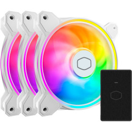 COOLER MASTER Masterfan MF120 Halo² White 3-Pack (MFL-B2DW-213P2-R2)