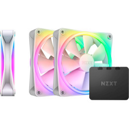 NZXT F120 RGB Duo White 3-Pack (RF-D12TF-W1)