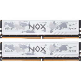APACER Nox White DDR5 6000MHz 32GB Kit 2x16GB (AH5U32G60C622MWAA-2)