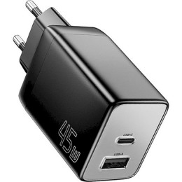 ESSAGER ECT45W Gan 1USB 1T-C 45W black