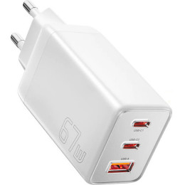 ESSAGER ECT67W Gan 1USB 2T-C 67W white