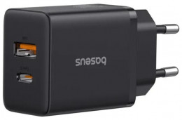 Baseus Cube Fast Charger C+U 20W EU Cluster Black P10111403113-00