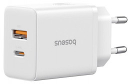 Baseus Cube Fast Charger 30W Moon White (P10111404213-00)