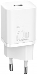 Baseus Super Si Quick Charger 1C 25W EU White CCSP020102