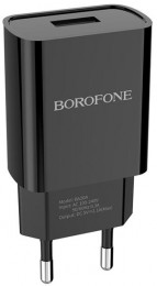 BOROFONE BA20A Sharp 1USB/2.1A+ Cable Type-C чорний