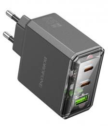 BOROFONE BAS34A Treasure PD65W(2C1A) Type-C to Type-C чорний