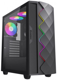 Gamemax Diamond CP Black with window (Black Diamond CP)