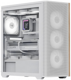 AeroCool D501A-G-WT-v2 White with window (ACCM-DS01043.21)