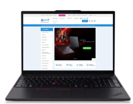 Lenovo ThinkPad T16 Gen 3 (21MQS1BV00) Black EU