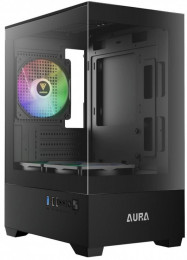 Gamdias Aura GC9M ARGB Black with window (4711514502527)