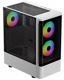 Gamdias Talos E3 CG WH White with window (4711514501209)