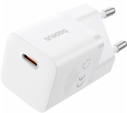 Baseus GaN5 Fast Charger (mini) 1C 25W EU White P10110909213-00