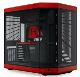 Hyte Y70 Black-Red Mid-Tower E-ATX with PCIE 4.0 cable (CS-HYTE-Y70-BR)