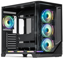 QUBE MIRAGE 7ARGB Black with window (MIRAGE_GBNU3)