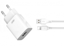 XO L99 2.4A Home charger with Lightning cable Білий