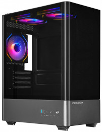 ProLogix Lumi GM-01AB Glass Black with window