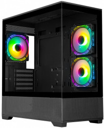 ProLogix Axon GM-03AB Black with window (AXON GM-03AB Glass Black)