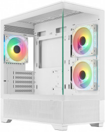 ProLogix Axon GM-03AW White with window (AXON GM-03AW Glass White)