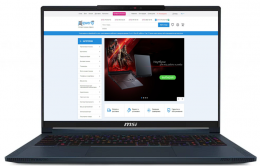 MSI Stealth 16 AI Studio Star Blue (A1VFG-212CA) EU