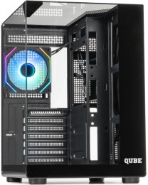 QUBE Aquarium Black with window (AQUARIUM_GBNU3)