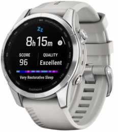 Garmin Epix Pro Gen 2 Sapphire 42mm Porsche Design Silver w. Whitestone Band (010-02802-50) EU