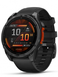 Garmin Fenix 8 47mm AMOLED Slate Gray with Black Silicone Band (010-02904-00) EU