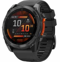 Garmin Fenix 8 51mm AMOLED Slate Gray with Black Silicone Band (010-02905-00) EU