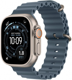Apple Watch Ultra 3 GPS + Cellular 49mm Black Tit. Case w. Black Ocean Band (MF0J4)