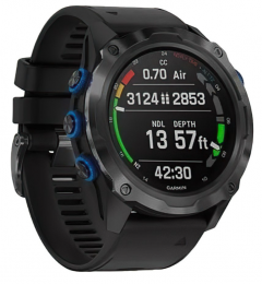 Garmin Descent Mk2i Titanium Carbon Gray DLC with Black Band (010-02132-01/11) EU