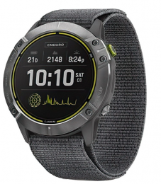 Garmin Enduro Steel with Gray UltraFit Nylon Strap (010-02408-00/10) EU