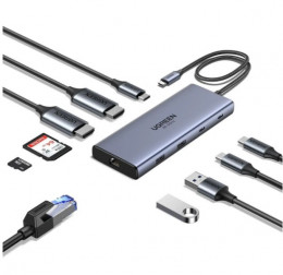 UGREEN CM639 Type-C 10 in 1 HDMI 8K HDR 100W (45380)