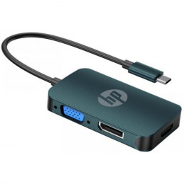 HP USB3.1 Type-C --> HDMI/VGA/DP/, 0.2м (DHC-CT200)